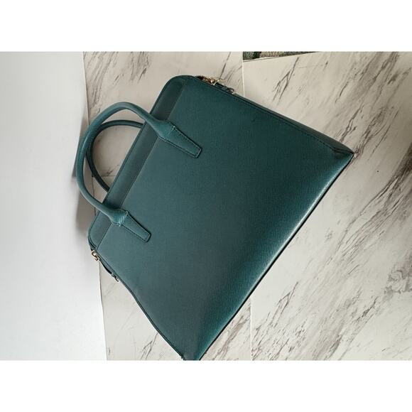 Cromia Italian Leather Handbag Purse – Peacock Luxe Designer Christmas Gift $465 - Picture 9 of 14